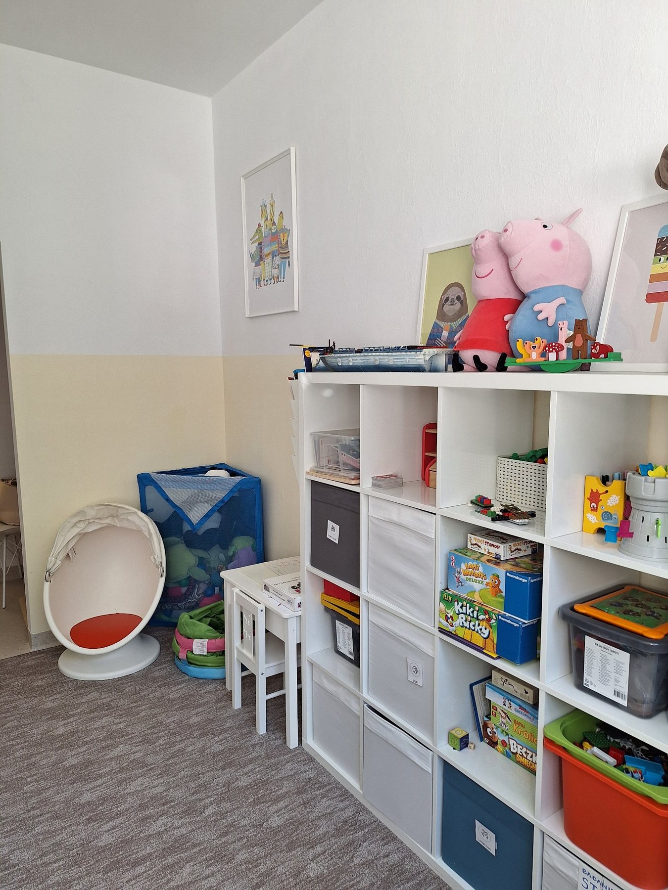 Gabinet przygotowany do pracy z dziećmi